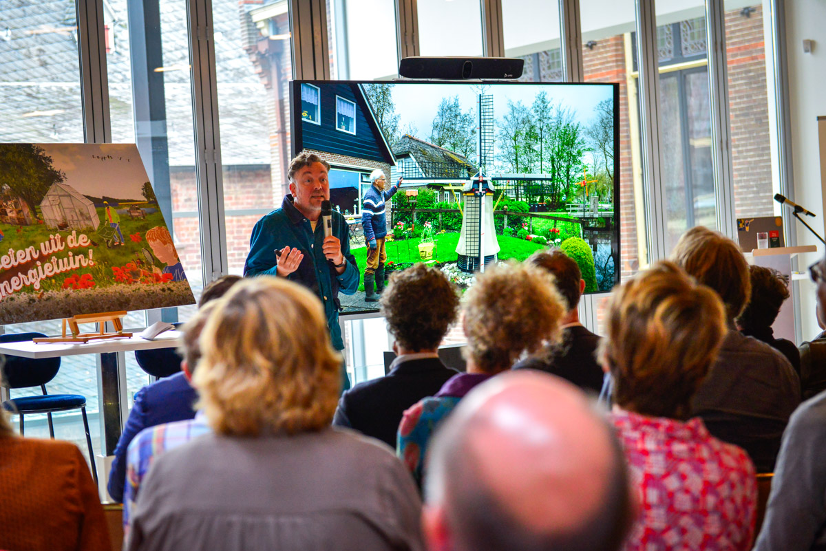 Dirk Jan van der Burg tijdens Expeditie Energietuinen